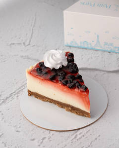 Blueberry Cheesecake Slice