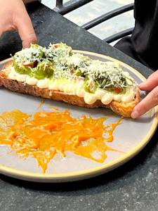 Tomato Pesto Sourdough Toast