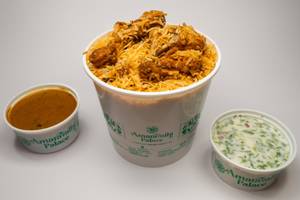 Hyderabadi Chicken Bucket Biryani With Bone