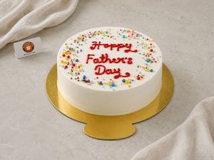 Eggless Choco Vanilla Father's Day Special Cake 500gm