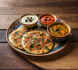 Veg Onion Uttapam [ 2, piece