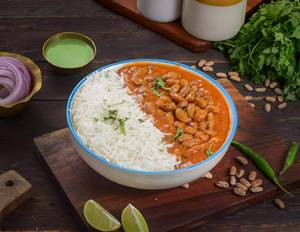 Rajma Masala With Plain Rice
