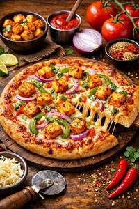 Paneer Tikka Pizza(8")