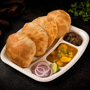 Premium Poori Breakfast Combo