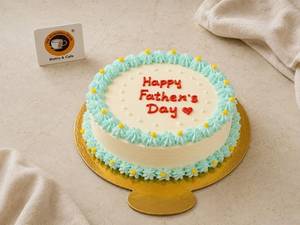 Eggless Plain Vanilla Father's Day Special Cake 500gm