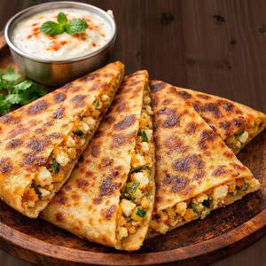 Paneer Onion Paratha