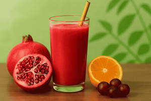 Red Burst (Orange+pomegranate+Grapes)
