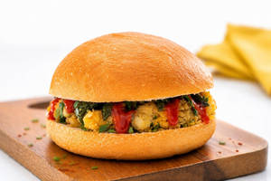 Aloo Samosa Burger