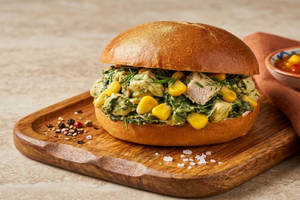 Palak Paneer Burger