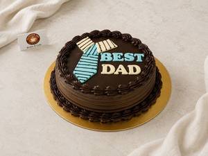 Eggless Chocolate Truffle Father's Day Special Best Dad Cake 500gms