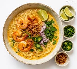Prawns Burmese Khao Suey
