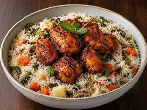 Chicken Fry Piece Biryani