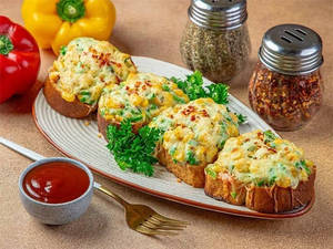 Sweetcorn Garlic Bread Cheese