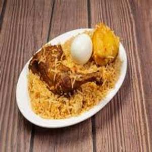 Chicken biryani full [2 pieces chicken  1 egg  1 aloo]