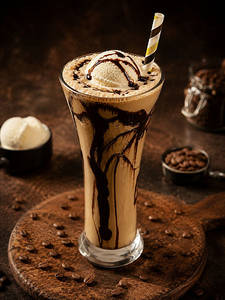 Cold Coffee With Ice Cream