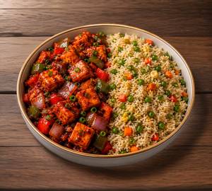 Chilli Paneer Fried Rice Bowl [Full]