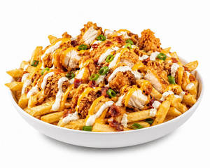 Crispy Chicken Loaded Fries