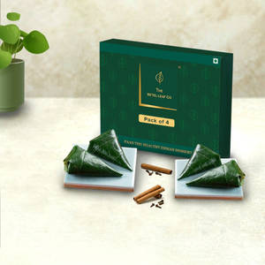 New Natural Clove & Cinnamon Gulkand Meetha Paan (Pack of 4)