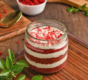 Red Velvet Jar Cakes