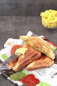 2 Cheese kothmari toast sandwich + 1 Cheese mayo schezwan toast sandwich                                               
