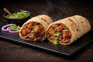 Soya Masala Tikka Roomali Roll