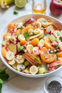 Fruit Salad with Blended Dry Fruit