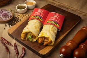 Butter Chicken Roll with Chicken Tikka Roll