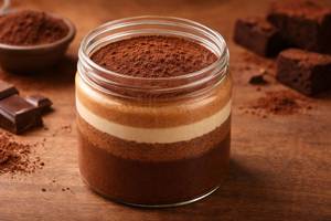 Tripple Chocolate Brownie   mousse
