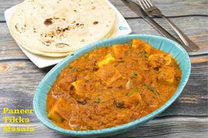 Paneer Tikka Masala[200 G] With 3 Plain Tawa Roti