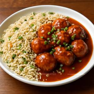 Chicken Manchurian Rice