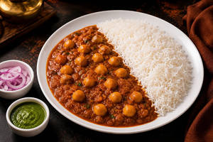 Homestyle Chole Chawal/
