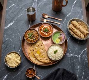 North Indian Chaap Thali