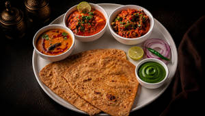 Veg Premium Paratha Thali