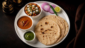 Veg Phulka Thali