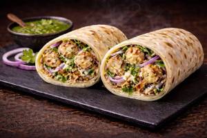 Soya Malai Tikka Roomali Roll