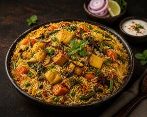 Lucknowi Subz Dum Biryani [750 ml, Serves 1-2]