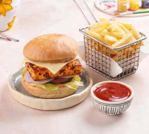 Peri Peri Paneer Burger