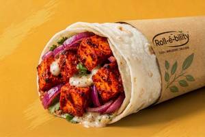 Achari Paneer Rumali Roll