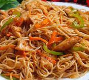 Chicken noodles