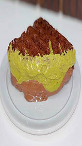 Chocolate Kunafa Waffle