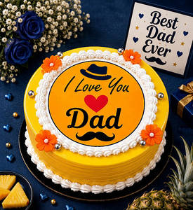 I Love You Dad Pineapple Cake 400g