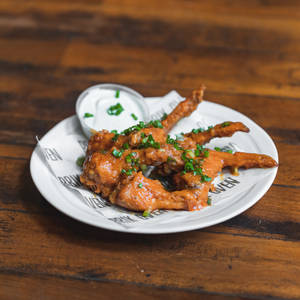 Flame Roasted Chicken Wings - Hot Sauce