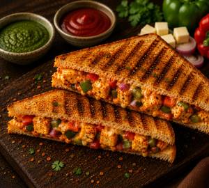 Paneer Takatak Sandwich