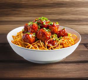 Veg manchurian with noodles combo