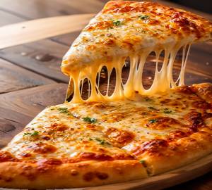 Double cheese pizza