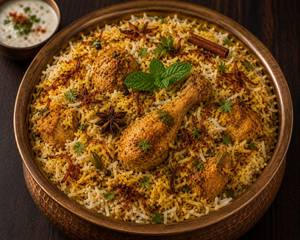 Chicken Awadhi Dum Biryani [750 ml, Serves 1-2]