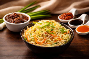 Veg Manchurian Noodles