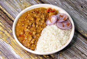 Chole Chawal Rice Bowl