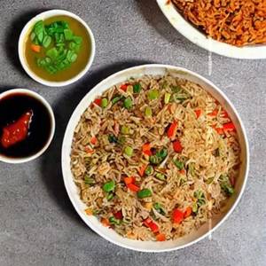 Manchaurian fried rice