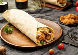 Veg Seekh Kebab Shawarma Roll